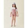 Linda Short Denim Dungarees, Pink - Overalls - 2