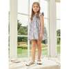 Beatrice A-Line Hand-Smocked Dress, Purple - Dresses - 2