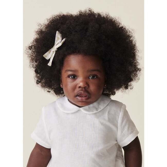 Jazmin Short Sleeve Shirt, White - Shirts - 2
