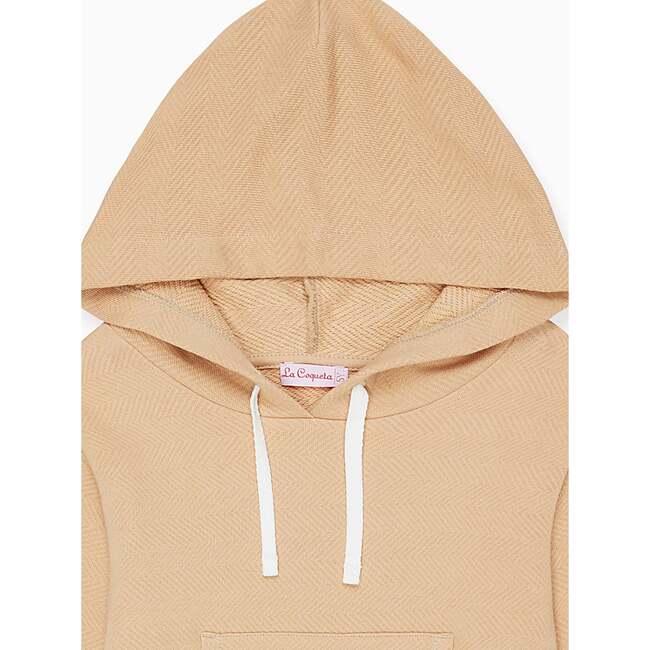 Andrew Hooded Sweatshirt, Camel - Sweatshirts - 3