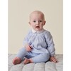 Chiara Peter Pan Collar Shirt, Blue Stripe - Shirts - 2
