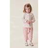 Lorna Long Blouson Sleeve Shirt, Pink Floral - Shirts - 2