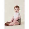 Orlando Classic-Cut Collar Short Sleeve Set, Green - Rompers - 2