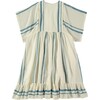 Hestia Double Stripe Dress, Blue - Dresses - 1 - thumbnail