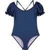 Poseidon Egeo Lycra Swimsuit, Blue - One Pieces - 1 - thumbnail
