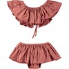 Nereo Russet Lycra Bikini, Tan - Two Pieces - 1 - thumbnail