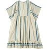 Hestia Double Stripe Dress, Blue - Dresses - 2 - thumbnail