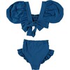 Ponto Egeo Lycra Bikini, Blue - Two Pieces - 2