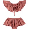 Nereo Russet Lycra Bikini, Tan - Two Pieces - 2