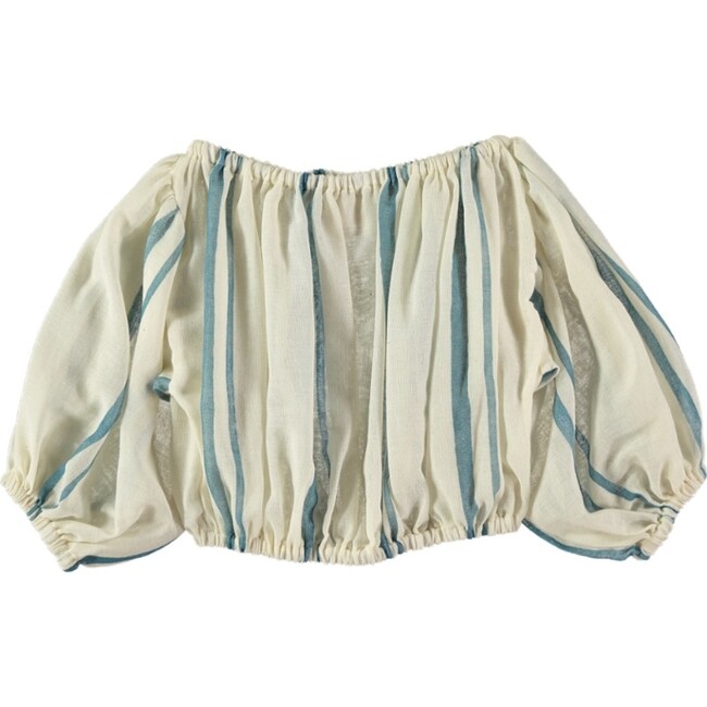 Hebe Double Stripe Top, Blue - One Pieces - 2