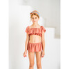 Nereo Russet Lycra Bikini, Tan - Two Pieces - 4