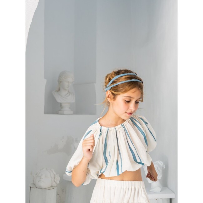 Hebe Double Stripe Top, Blue - One Pieces - 6