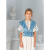 Hebe Double Stripe Top, Blue - One Pieces - 9