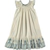 Chlorine Ecru Bolero Dress, Beige - Dresses - 1 - thumbnail