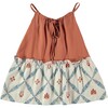 Aphrodite Russet Bolero Collar Halter Neck Blouse, Tan - Blouses - 1 - thumbnail
