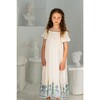 Chlorine Ecru Bolero Dress, Beige - Dresses - 3