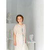 Daphne Ecru Crinkle Muslin Dress, Beige - Dresses - 5