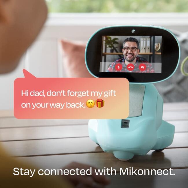 Miko 3: AI-Powered Smart Robot for Kids | Pixie Blue - STEM Toys - 4