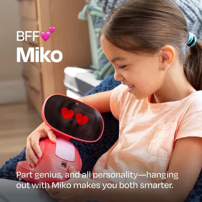 Miko 3: AI-Powered Smart Robot for Kids | Martian Red - STEM Toys - 5