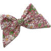 Liberty of London Baby Tied Alligator Clip Bow, Pink Daisies - Hair Accessories - 1 - thumbnail