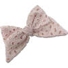 Hand-Tied Eyelet Bow, Blush - Hair Accessories - 1 - thumbnail