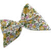 Liberty of London Baby Tied Alligator Clip Bow, Yellow Floral - Hair Accessories - 1 - thumbnail