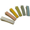 Ribbon Bar Alligator Clips Bundle Set, Pastel (Pack Of 6) - Hair Accessories - 3