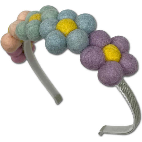 Daisy 5-Wool Felt Crown Headband, Multicolors - Hair Accessories - 3