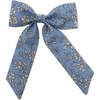 Classic Liberty of London Alligator Clip Long Tail Bow, Periwinkle Floral - Hair Accessories - 1 - thumbnail