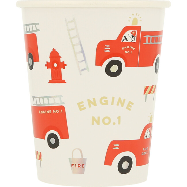 Fire Truck Cups