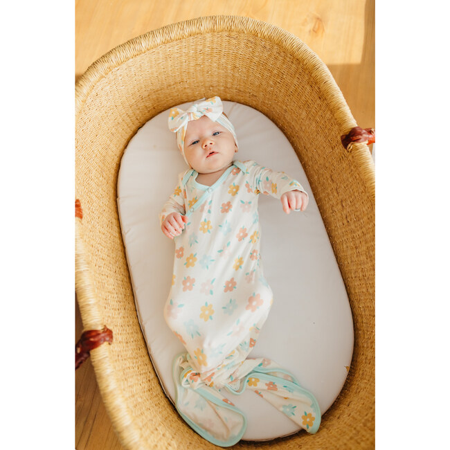 Daisy Newborn Knotted Gown - Nightgowns - 2