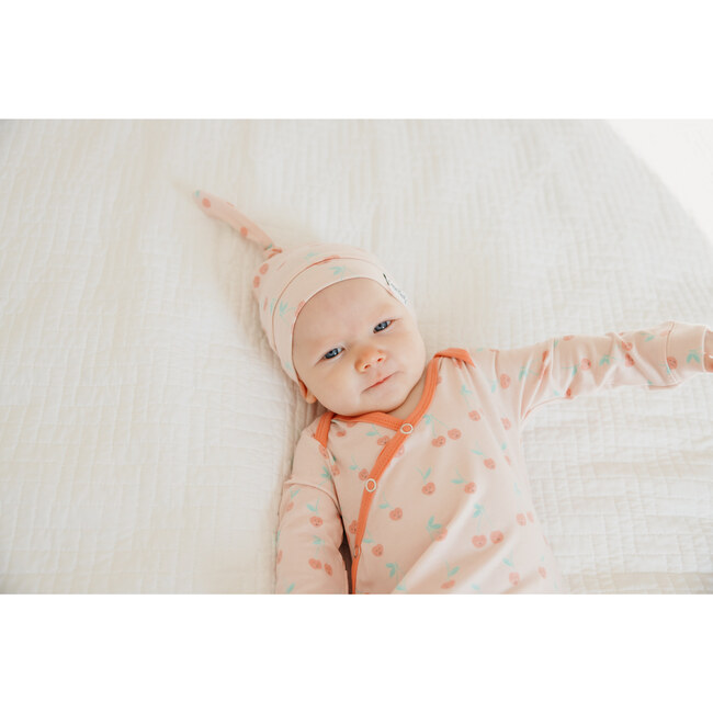 Cheery Newborn Knotted Gown - Nightgowns - 4