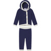 Logan Hooded Sweater Set, Medieval Blue - Sweaters - 1 - thumbnail