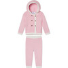 Logan Hooded Sweater Set, Lilly's Pink - Sweaters - 1 - thumbnail