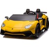 Lamborghini Aventador SV 24v Brushless Motor Yellow - Ride-On - 1 - thumbnail