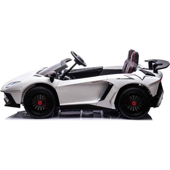 Lamborghini Aventador SV 24v Brushless Motor White - Ride-On - 3