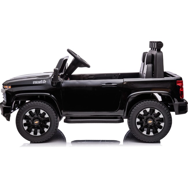 Chevrolet Silverado 24v 2-Seater Black - Ride-On - 3