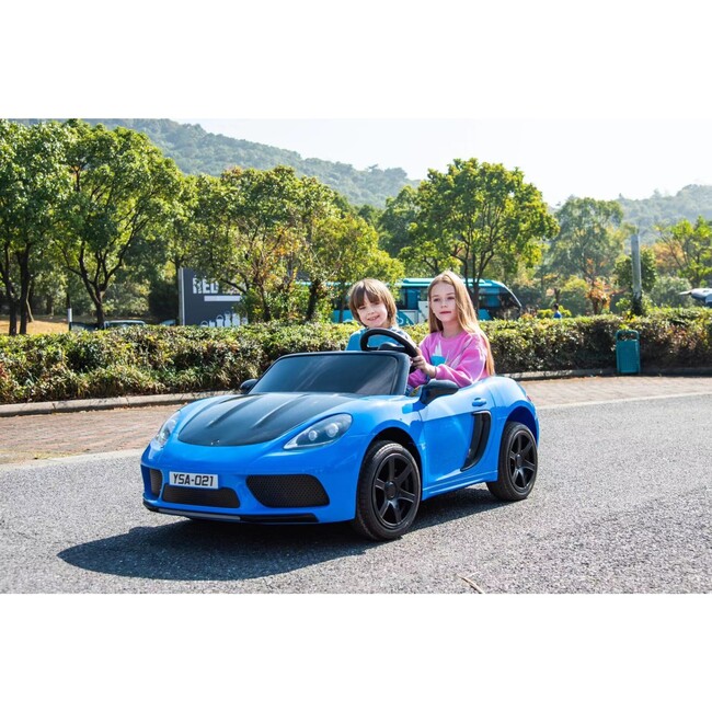 Rocket 2-Seater Big Ride-on Blue - Ride-On - 4