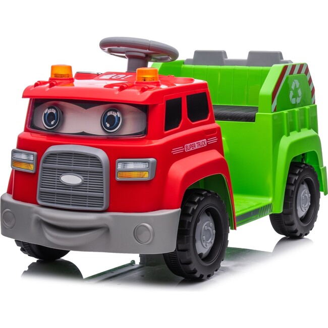 Dump Trucker Green-Red - Ride-On - 1