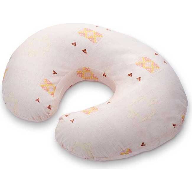 Blush Cactus Silk Nursing Pillow Cover, Blush - Pillows - 1