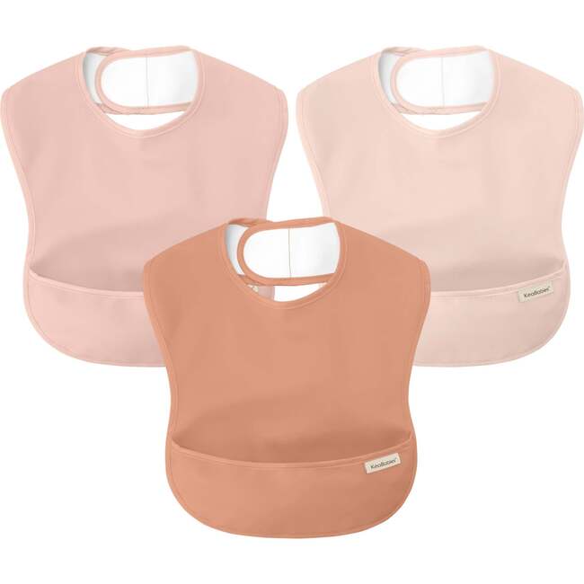 3-Pack Presto Baby Bibs Waterproof for Boys and Girls, Fawn - Bibs - 1