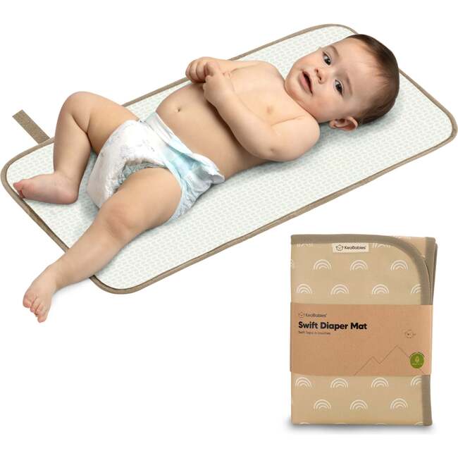 Swift Diaper Portable Changing Pad for Baby, Rainbow