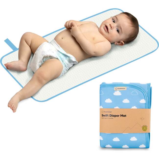 Swift Diaper Portable Changing Pad for Baby, Cloud