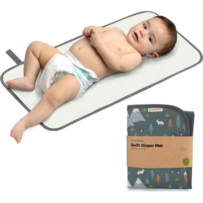 Swift Diaper Portable Changing Pad for Baby, Woods