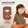 8-Pack Hallo Drool Bibs, Brick - Bibs - 4