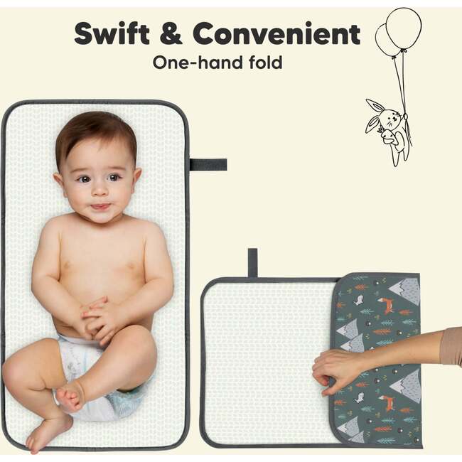 Swift Diaper Portable Changing Pad for Baby, Woods - Changing Pads - 5
