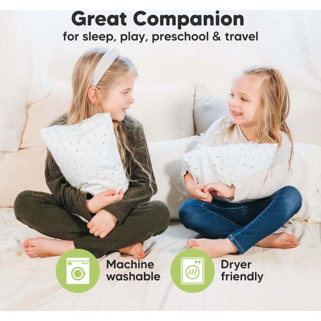 Mini Toddler Pillow With Pillowcase, Acorn - Nursing Pillows - 6