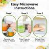 6-Pack Prep Jars Food Glass Containers, Musk Dusk - Food Storage - 7