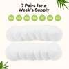 Women's Comfy Organic Nursing Pads Lite, Soft White - Breastfeeding Support - 6 - thumbnail