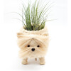 Westie Animal Planter, White - Planters - 1 - thumbnail